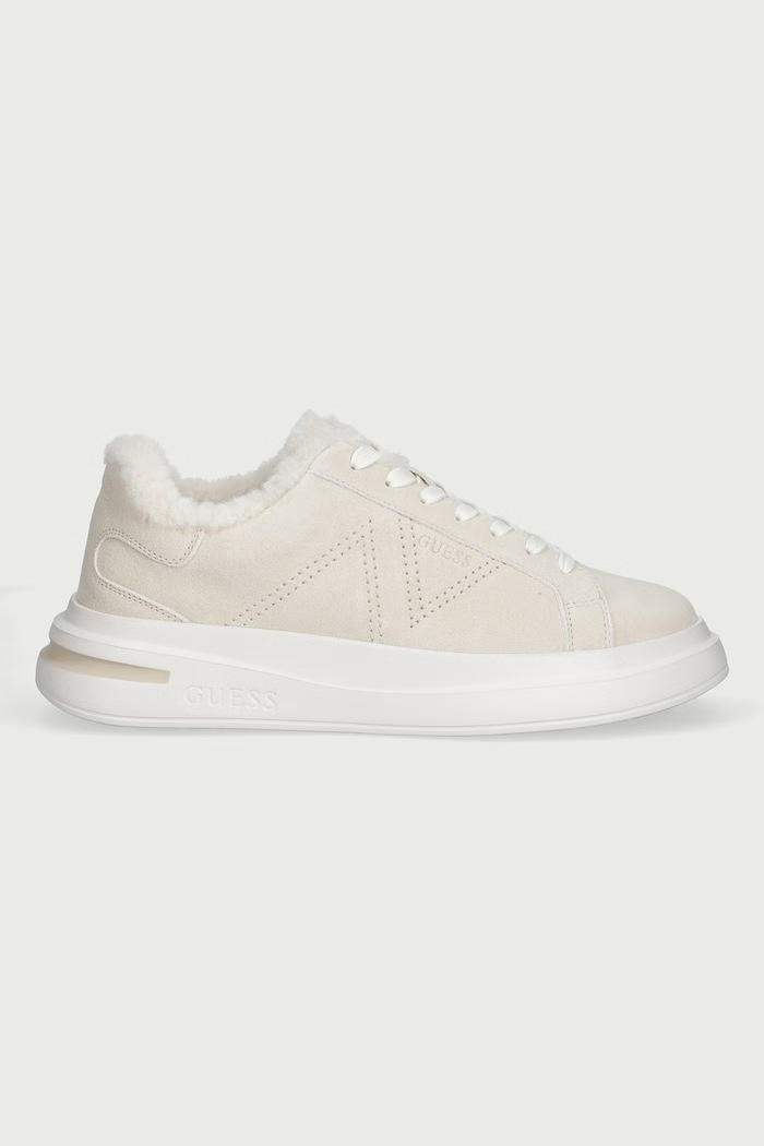 Guess ELBA sneakers pánske semišové FMFEAL.LEM12.BEIGE béžová AW26