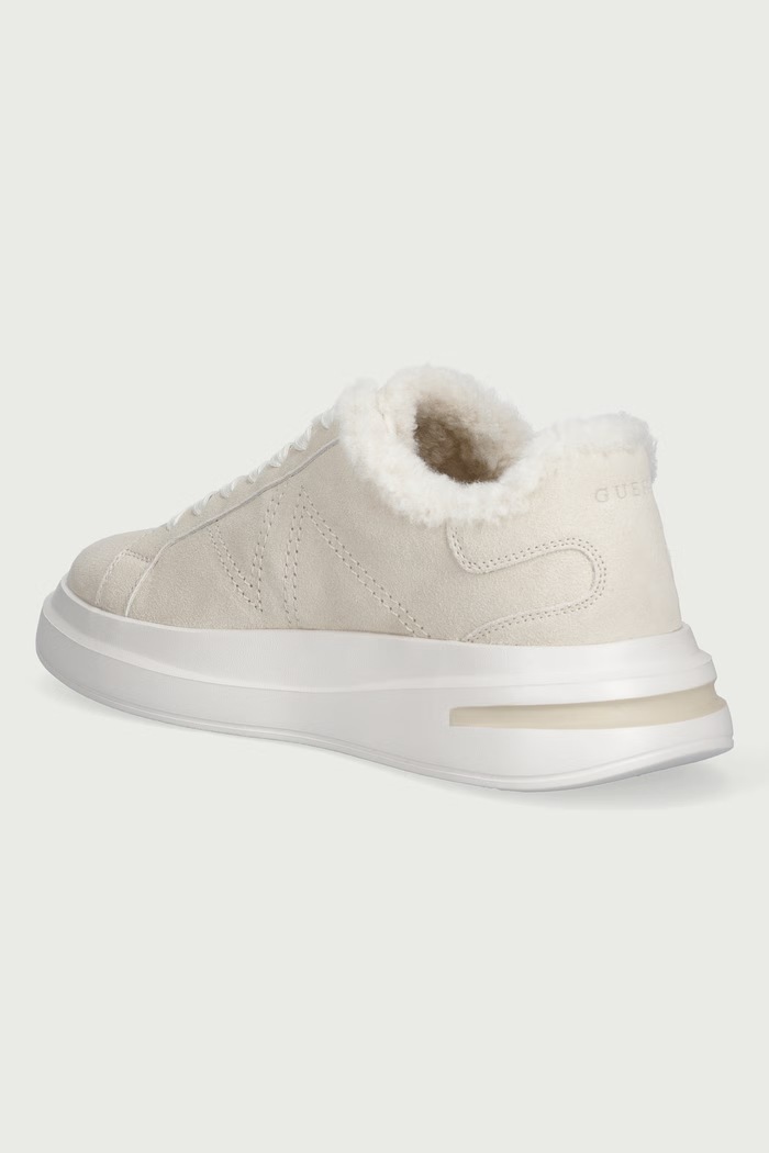 Obuv Guess ELBA sneakers pánske semišové FMFEAL.LEM12.BEIGE béžová
