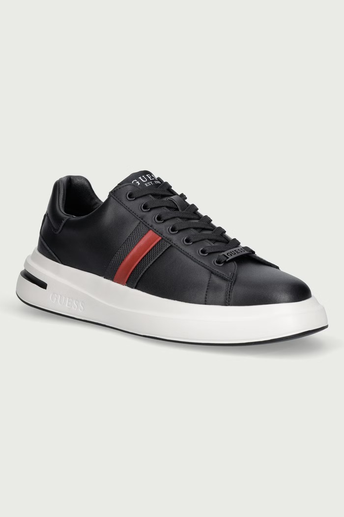 Guess ELBA sneakers pánske čierna FMFEAL.LEA12.BLARE