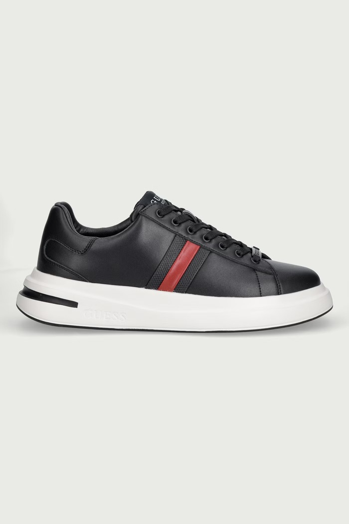Guess ELBA sneakers pánske FMFEAL.LEA12.BLARE čierna AW26
