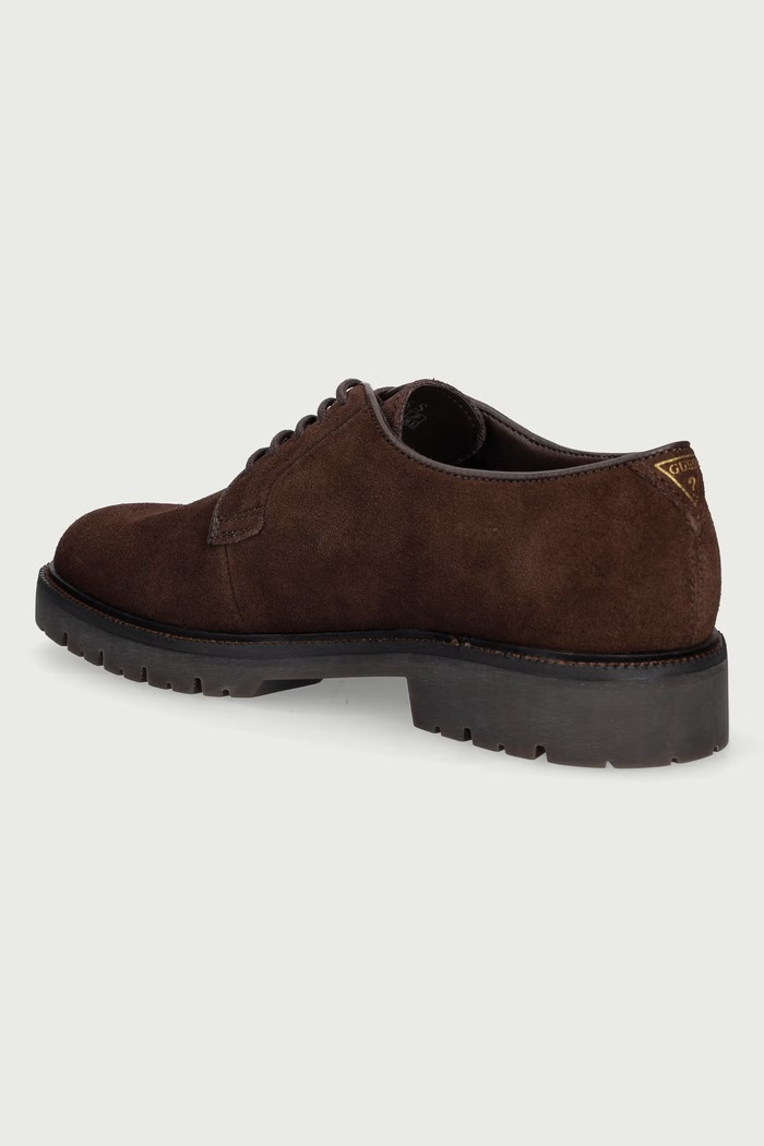 Boty Guess Polobotky pánské semišové BRYNDON FMFBRY.LEA13.BROWN hnědá