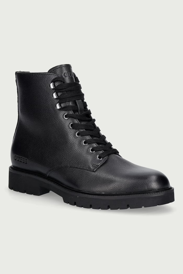Guess Gležnjače za muškarce BRAVIK crna FMFBRA.LEA11.BLACK