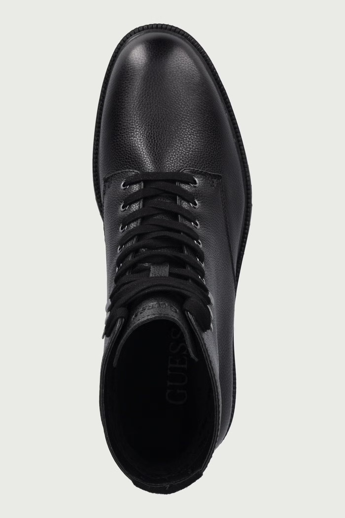 Gležnjače za muškarce BRAVIK Guess FMFBRA.LEA11.BLACK crna