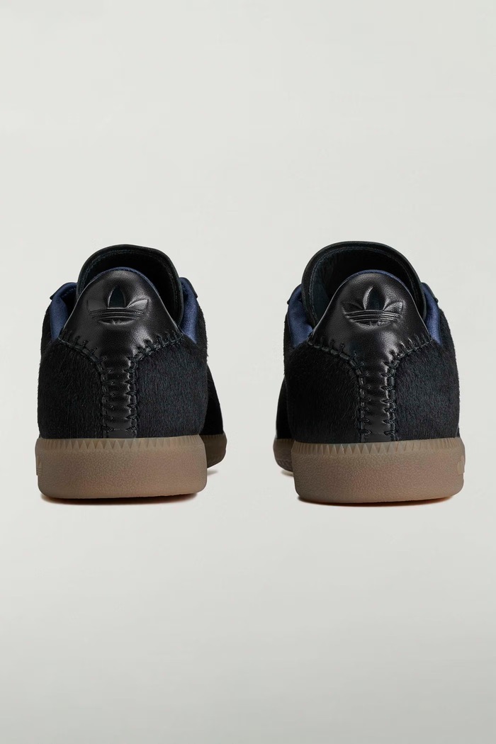 Obuwie adidas Originals Army Pony x Wales Bonner sneakersy męskie skórzane KK2813 czarny