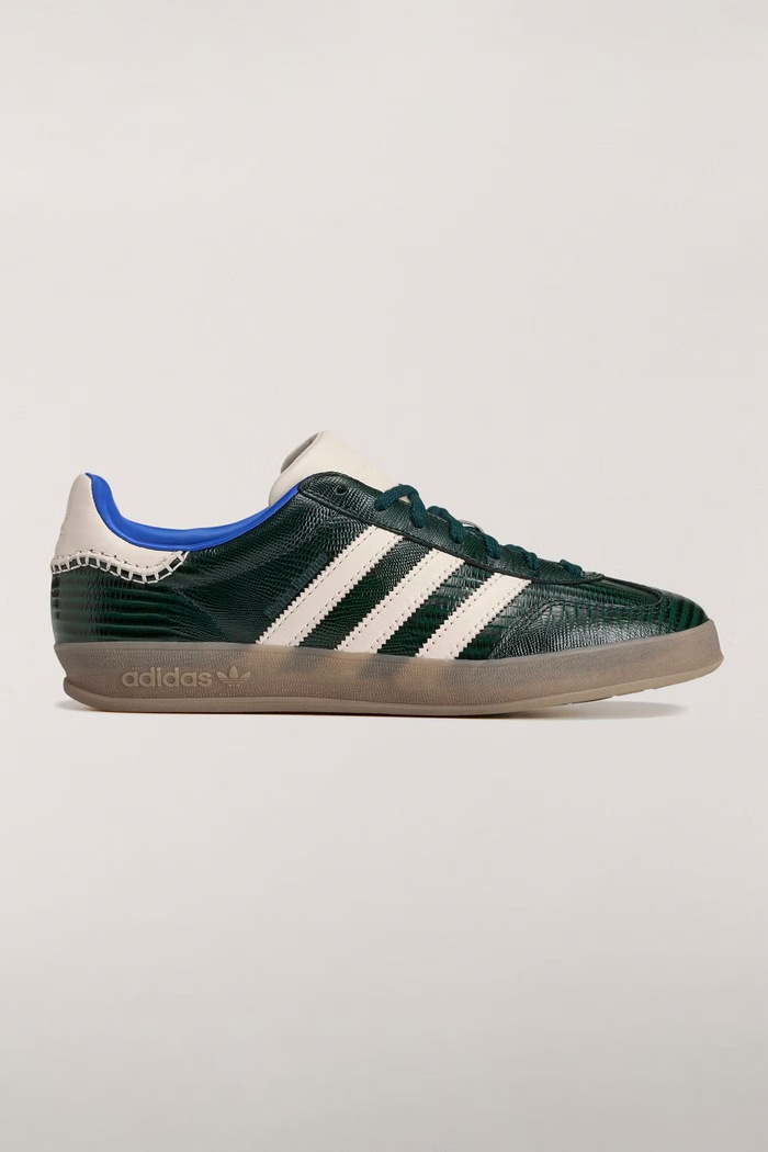 adidas Originals Gazelle Croc x Wales Bonner tenisice za muškarce od kože zelena KK0735
