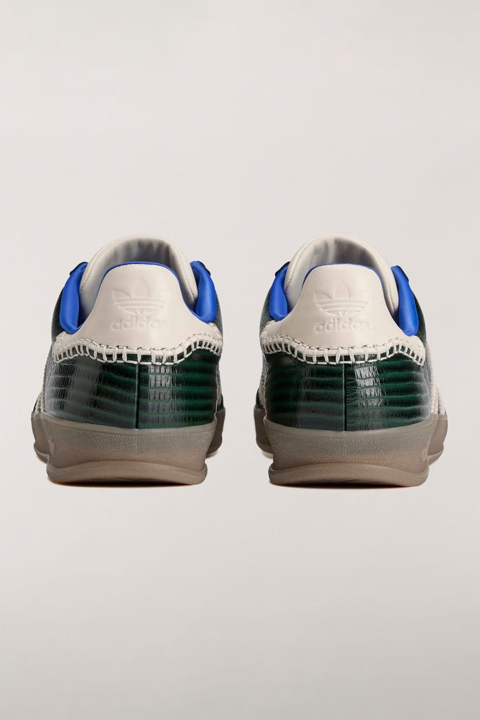 Obuća adidas Originals Gazelle Croc x Wales Bonner tenisice za muškarce od kože KK0735 zelena