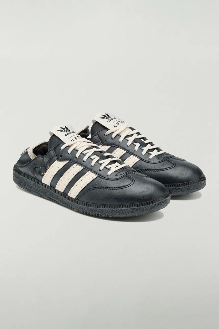 adidas Originals Samba Og x SFTM кросівки чоловічі шкіряні HQ7600 чорний AW26