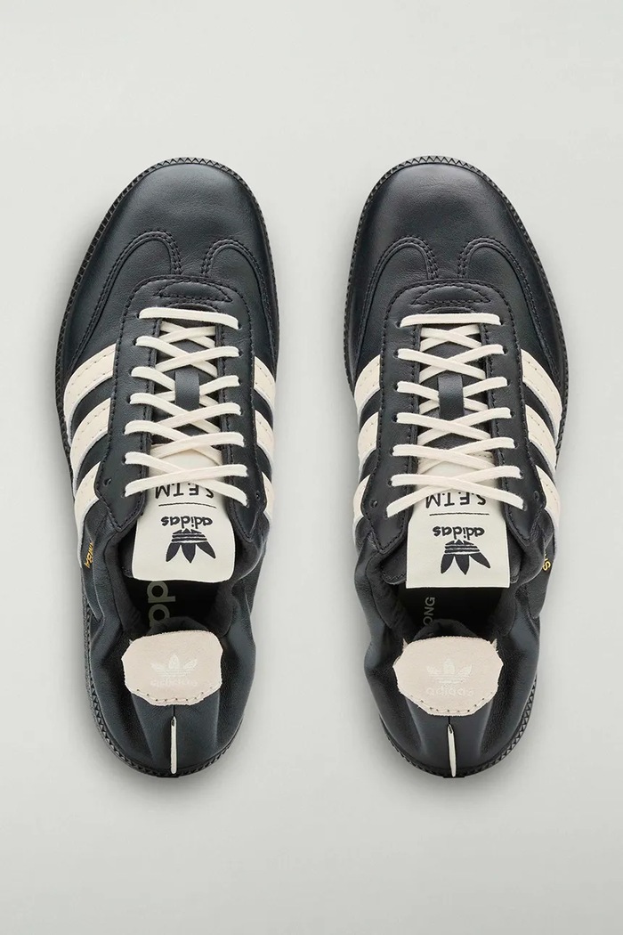 Samba Og x SFTM кросівки чоловічі шкіряні adidas Originals HQ7600 чорний