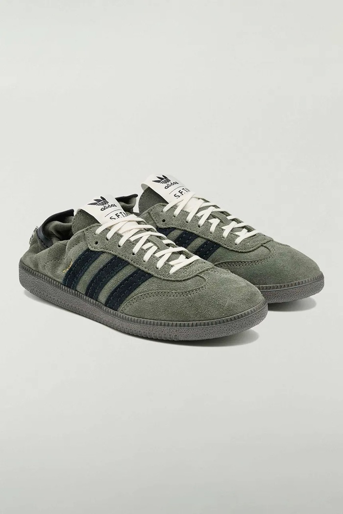 adidas Originals Samba Og x SFTM кросівки чоловічі замшеві HP8257 зелений AW26