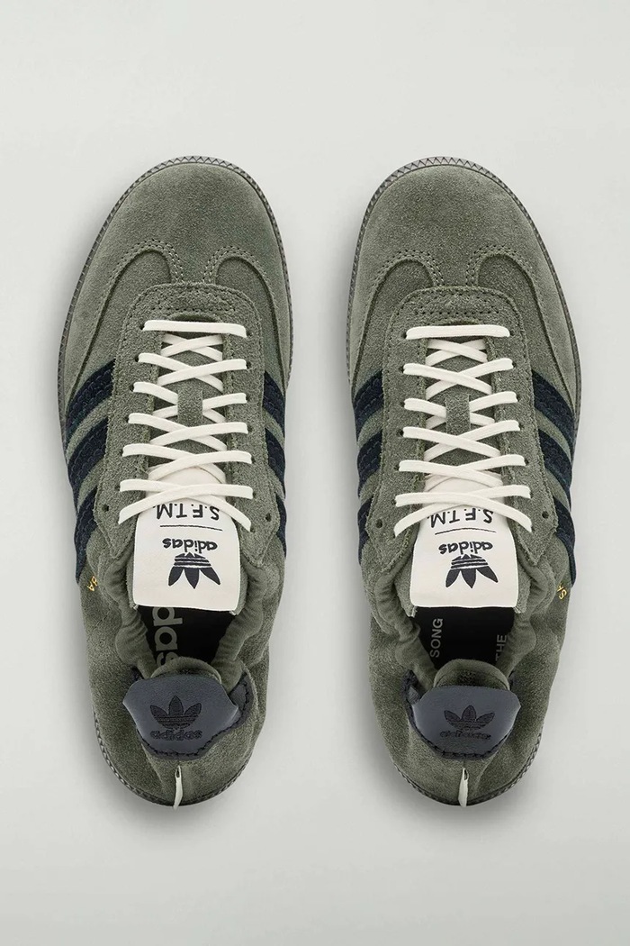 Samba Og x SFTM кросівки чоловічі замшеві adidas Originals HP8257 зелений