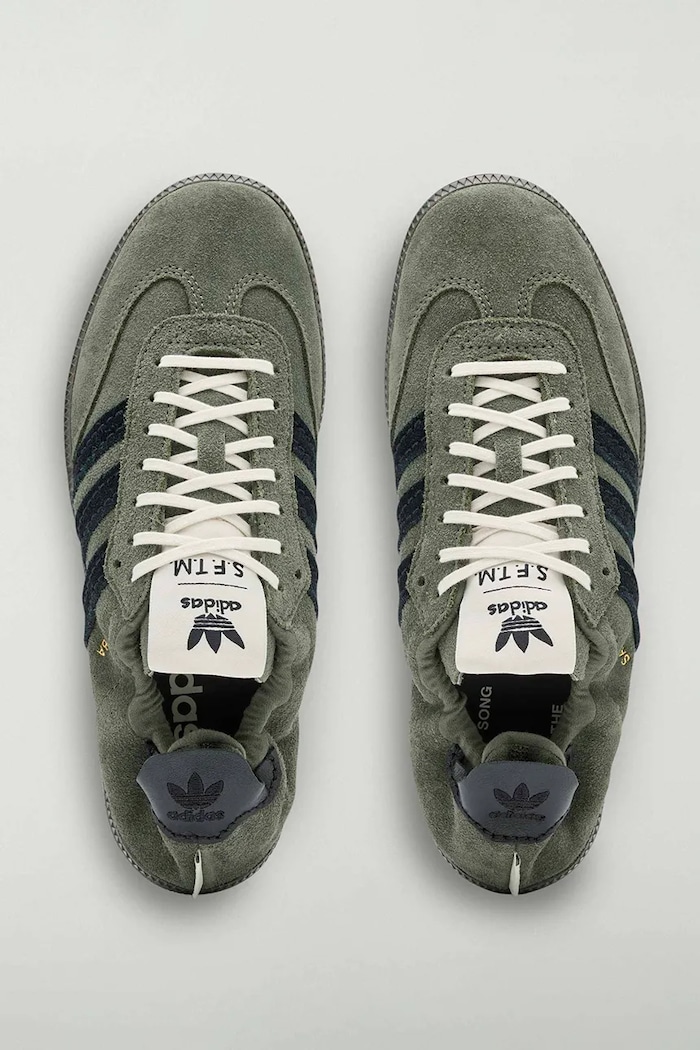 Samba Og x SFTM кросівки чоловічі замшеві adidas Originals HP8257 зелений