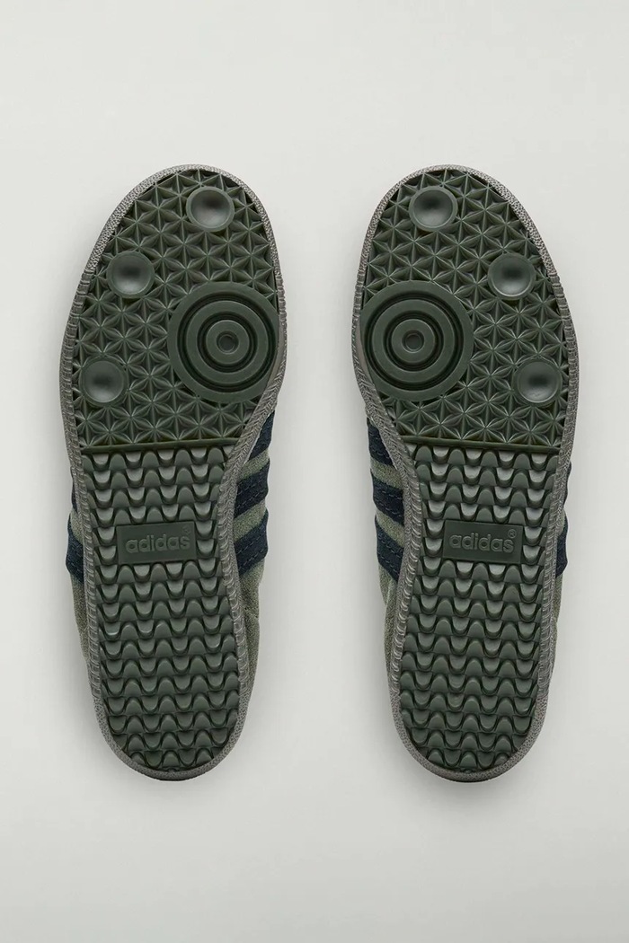 Samba Og x SFTM кросівки чоловічі замшеві adidas Originals зелений HP8257