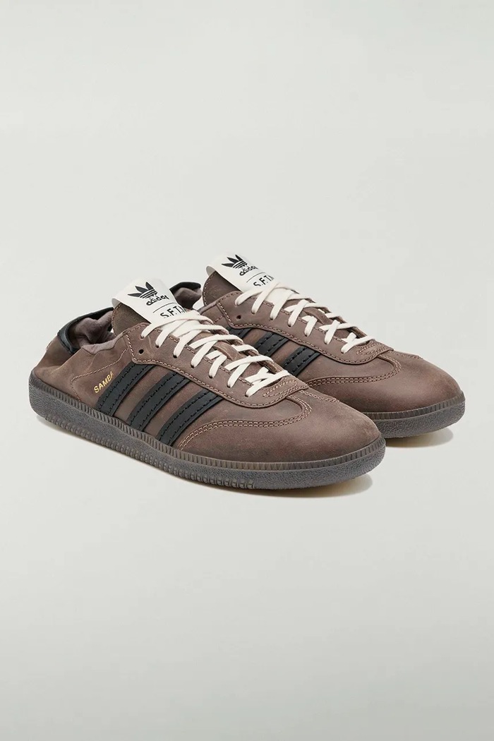 adidas Originals Samba Og x SFTM кросівки чоловічі шкіряні HP8256 коричневий AW26