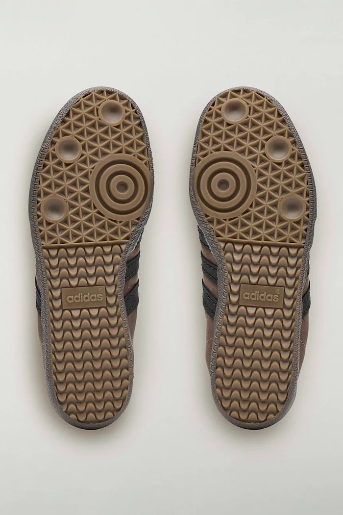 Samba Og x SFTM кросівки чоловічі шкіряні adidas Originals коричневий HP8256
