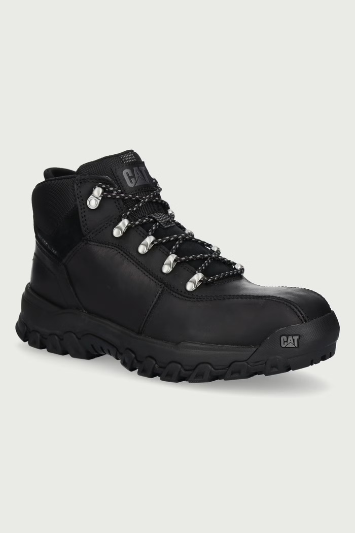 CAT Footwear Buty męskie skórzane THRESHOLD REBOUND TREK czarny P726210