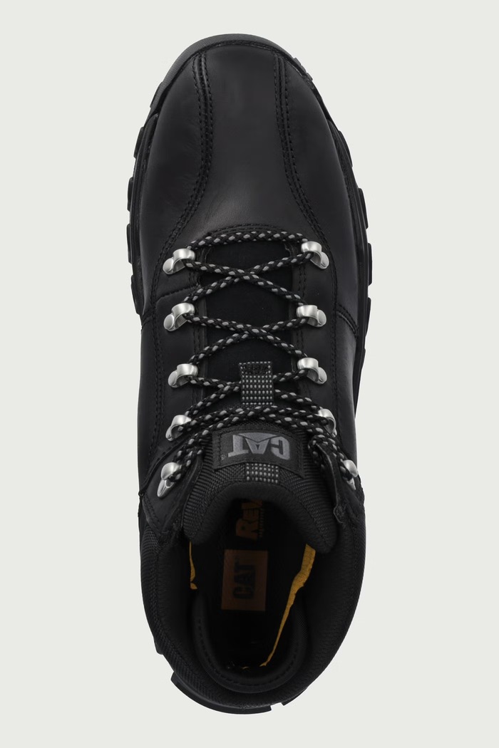 Buty męskie skórzane THRESHOLD REBOUND TREK CAT Footwear P726210 czarny