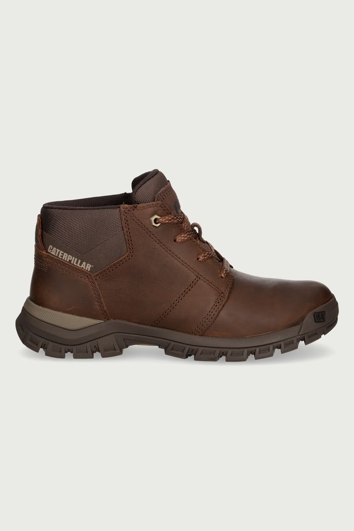 CAT Footwear Buty męskie skórzane THRESHOLD CHUKKA P725953 brązowy AW26