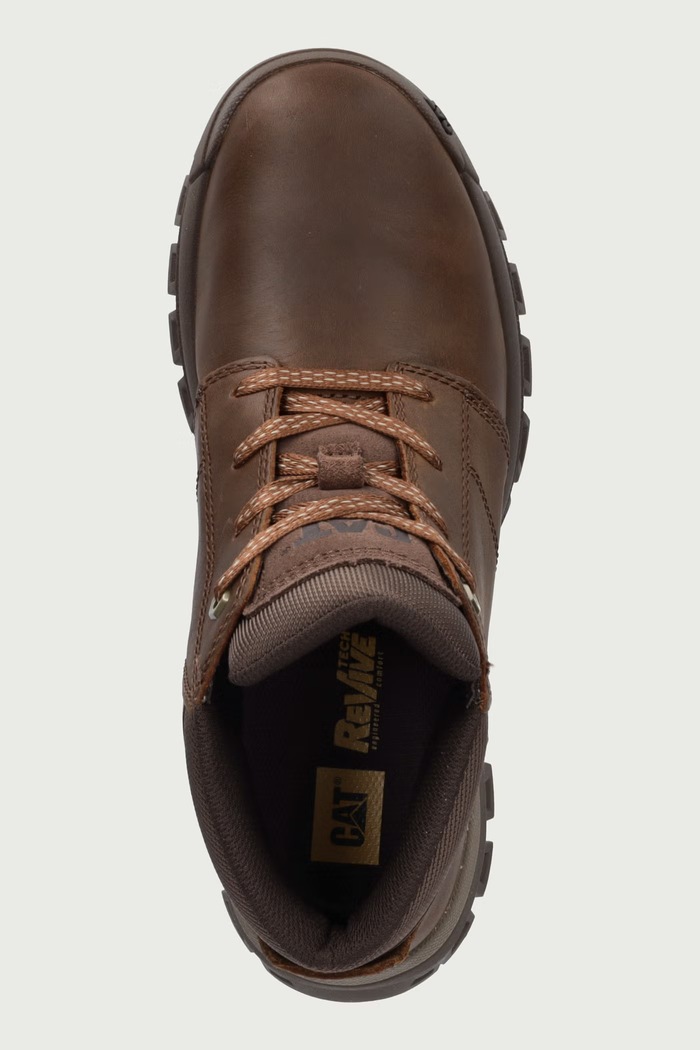 Buty męskie skórzane THRESHOLD CHUKKA CAT Footwear P725953 brązowy