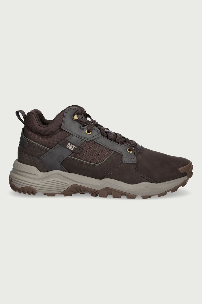 CAT Footwear Buty męskie GRAPPLE LEATHER MID P727011 brązowy AW26