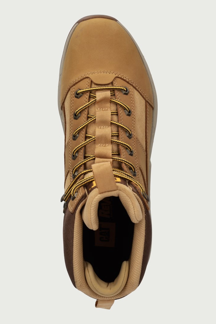 Buty męskie skórzane SURGE COMBAT WP CAT Footwear P726848 brązowy