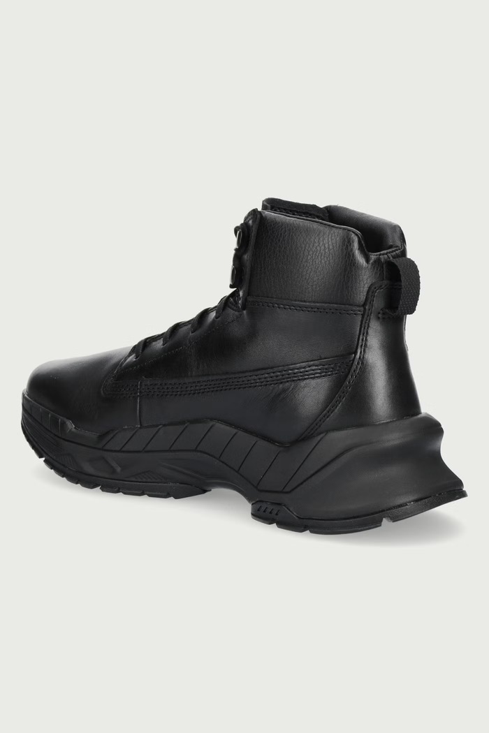 Obuwie CAT Footwear WATTAGE MID buty męskie skórzane P726909 czarny