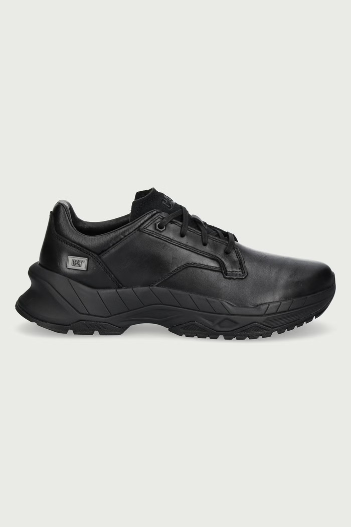 CAT Footwear WATTAGE sneakersy męskie skórzane P726906 czarny AW26