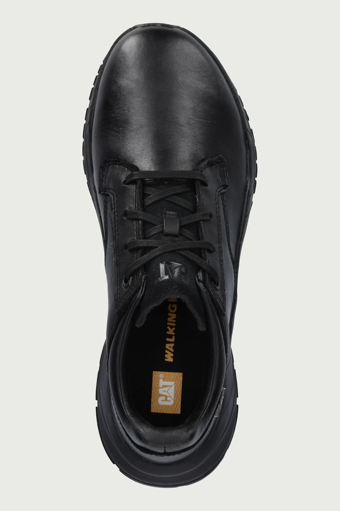 WATTAGE sneakersy męskie skórzane CAT Footwear P726906 czarny