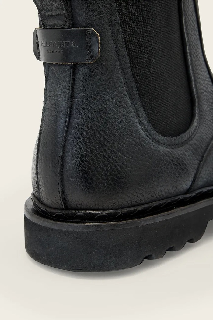 Čizme za muškarce od kože Skiff Chelsea Boot AllSaints M025FD.BLK crna