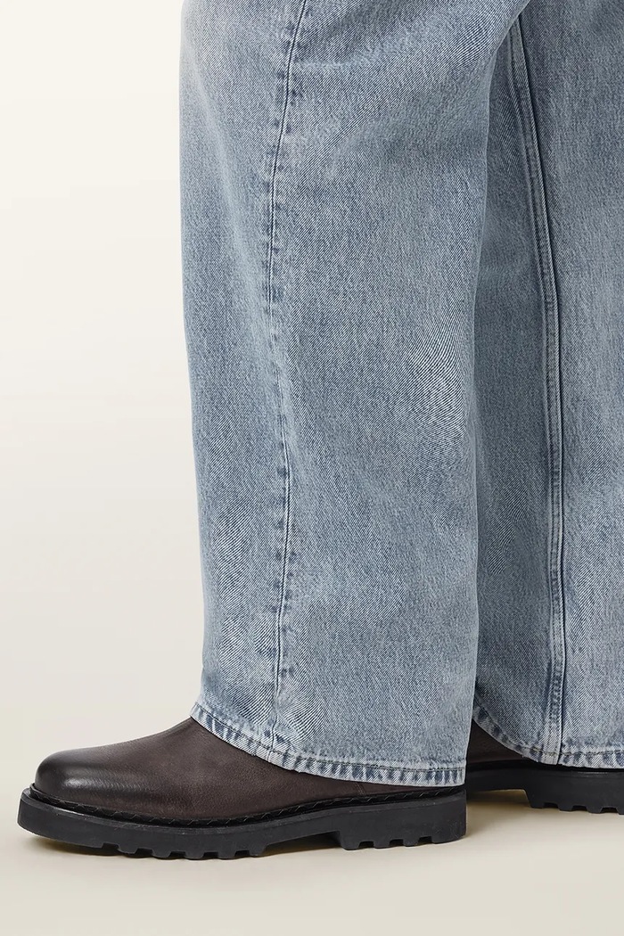 AllSaints Čizme za muškarce od kože Skiff Chelsea Boot M025FD.BRN