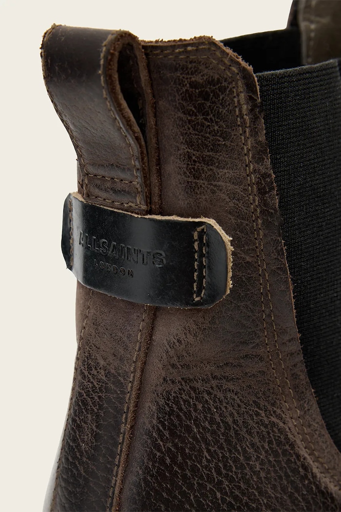 Čizme za muškarce od kože Skiff Chelsea Boot AllSaints M025FD.BRN smeđa