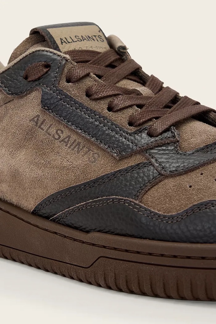 Regan Low Top sneakers pánske semišové AllSaints M031FF hnedá