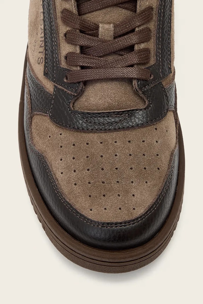 Regan Low Top sneakers pánske semišové AllSaints hnedá M031FF