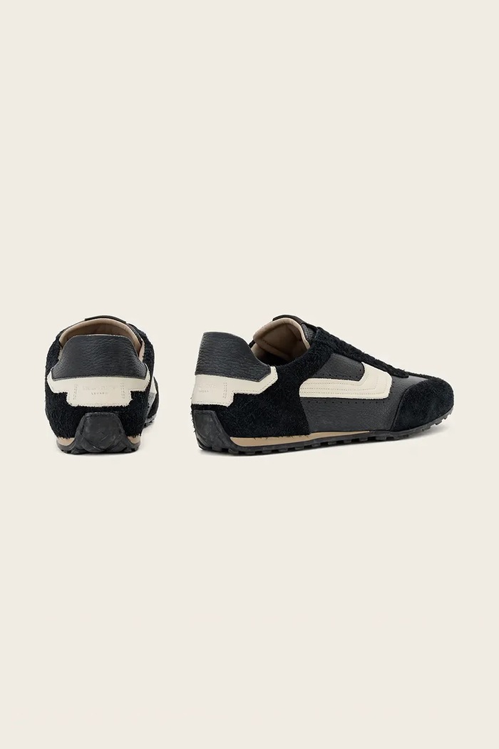 Obuv AllSaints Liam Hex Low Top sneakers pánske kožené M005FF čierna