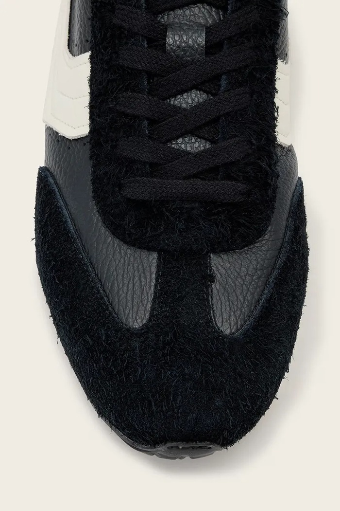 Liam Hex Low Top sneakers pánske kožené AllSaints čierna M005FF