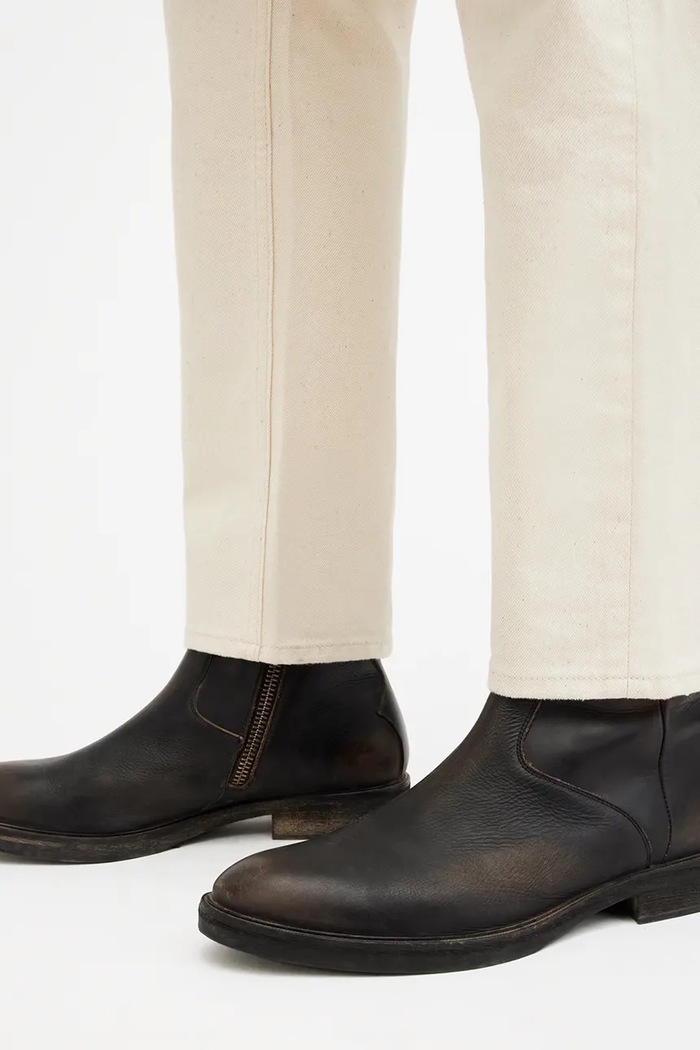 AllSaints Čevlji moški usnjeni Lang Boot M044FB