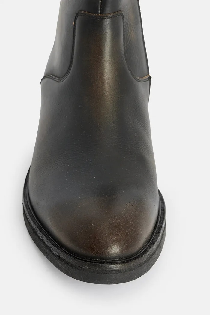 Čevlji moški usnjeni Lang Boot AllSaints rjava M044FB