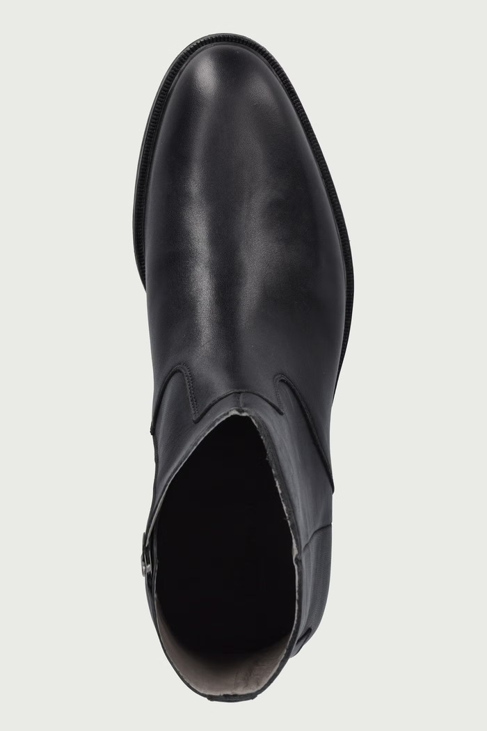 Buty męskie skórzane Lang Boot AllSaints M044FB.BLK czarny