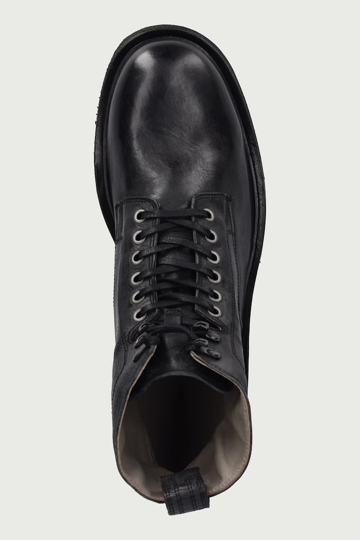 Buty męskie skórzane Gleeson Lace Boot AllSaints M025FE.BLK czarny