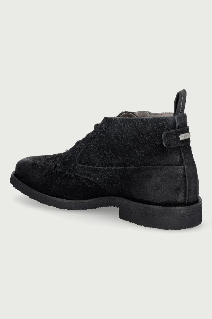 Obuwie AllSaints Buty męskie skórzane Clive Chukka Boot M008FF czarny