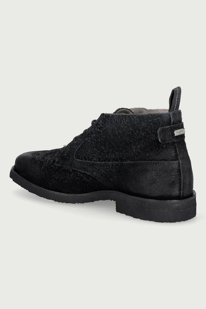 Obuwie AllSaints Buty męskie skórzane Clive Chukka Boot M008FF czarny