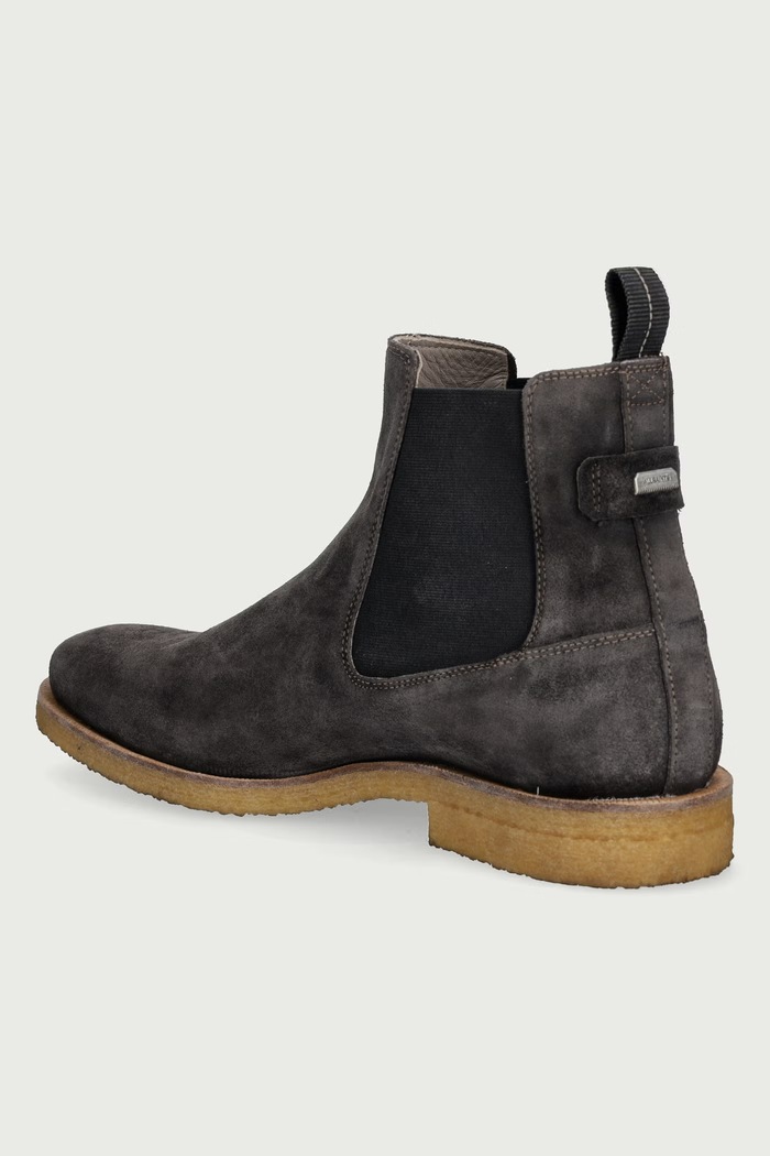Obuća AllSaints Čizme za muškarce od brušene kože Clive Chelsea Boot M009FF siva
