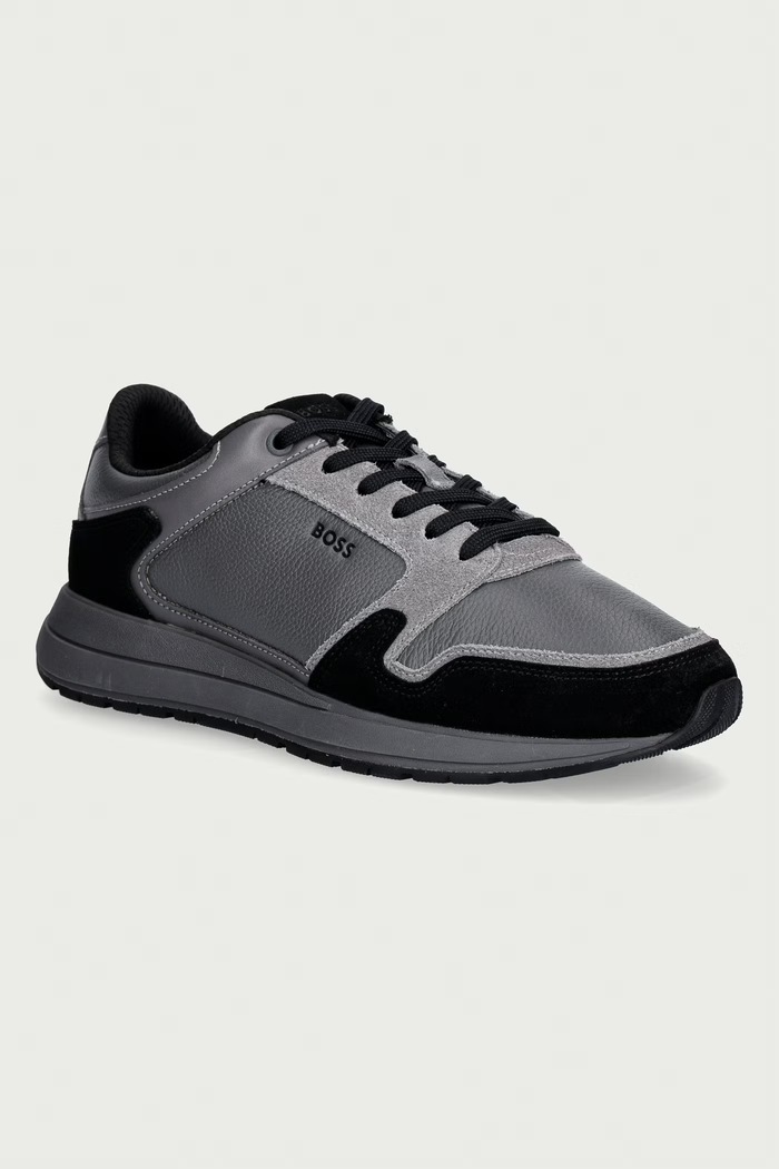 BOSS Vinston sneakers pánske kožené sivá 50573573.022