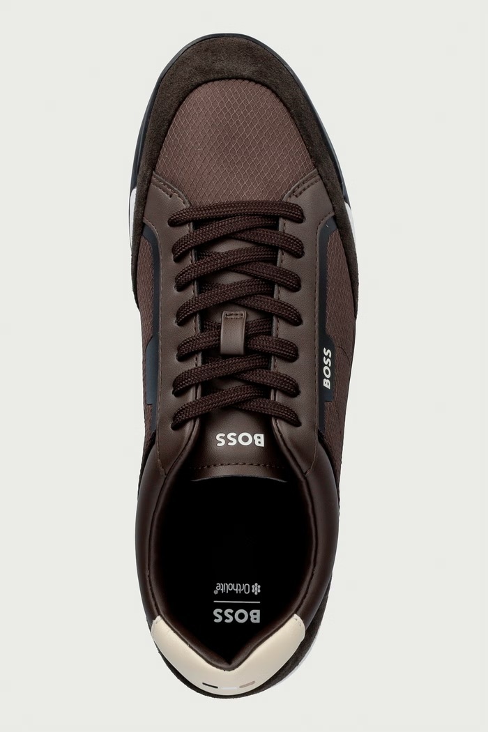 Nitan sneakers boty BOSS 50573552.202 hnědá