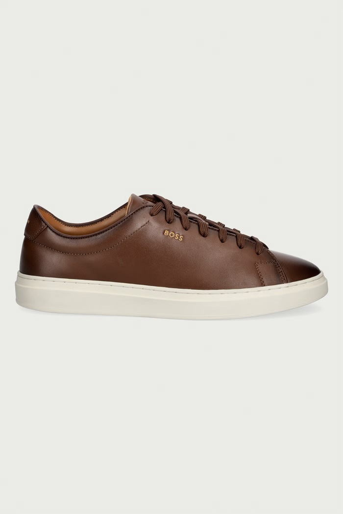 BOSS Kieran superge moške usnjene 50573549.210 rjava AW26