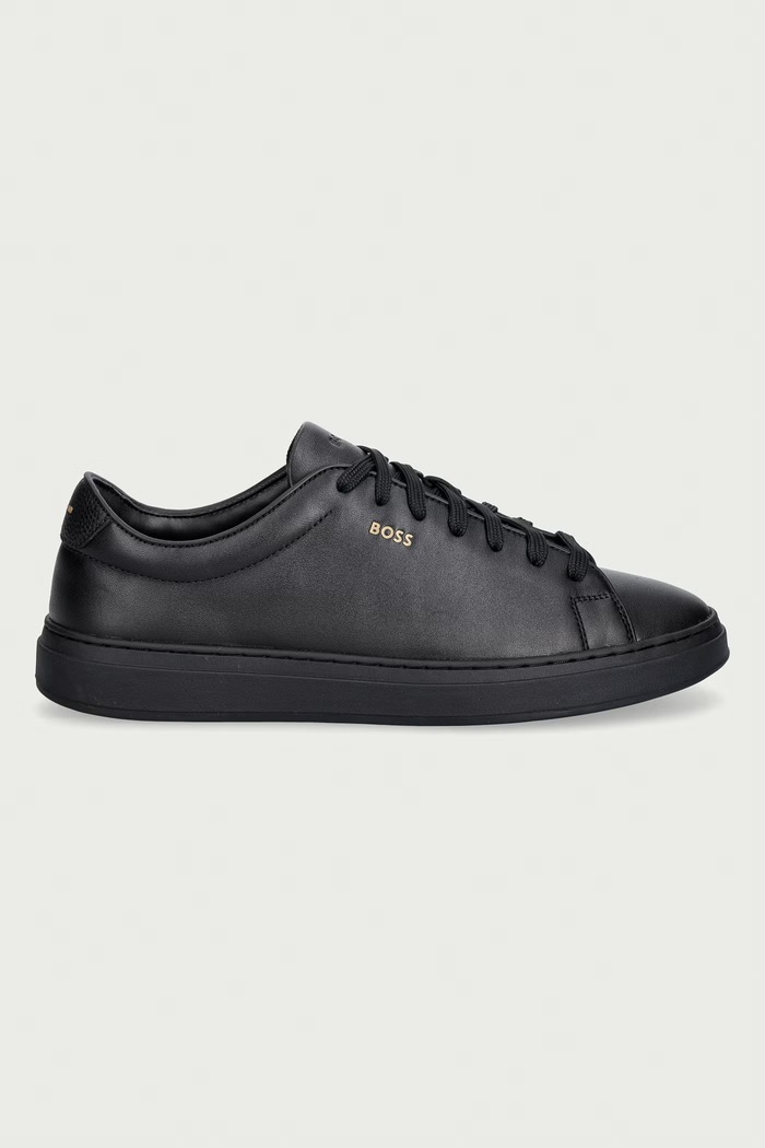 BOSS Kieran кроссовки для мужчин кожаные 50573549.005 чёрный AW26