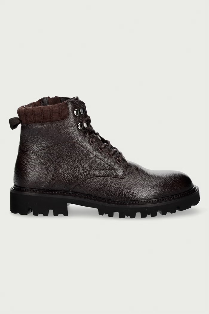 BOSS Обувь для мужчин кожаная Julyo 50573415.205 коричневый AW26