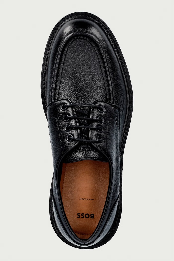 Pantofi pentru bărbați din piele Julyo BOSS 50573404.001 negru