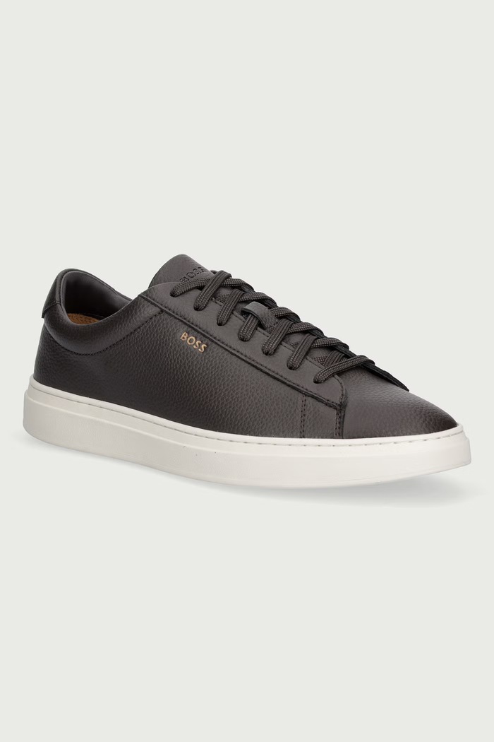 BOSS Kieran sneakers pentru bărbați din piele maro 50548716.203