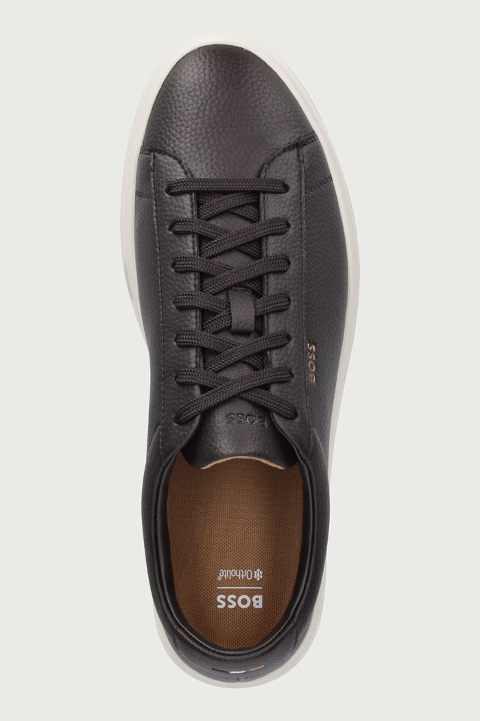 Kieran sneakers pentru bărbați din piele BOSS 50548716.203 maro
