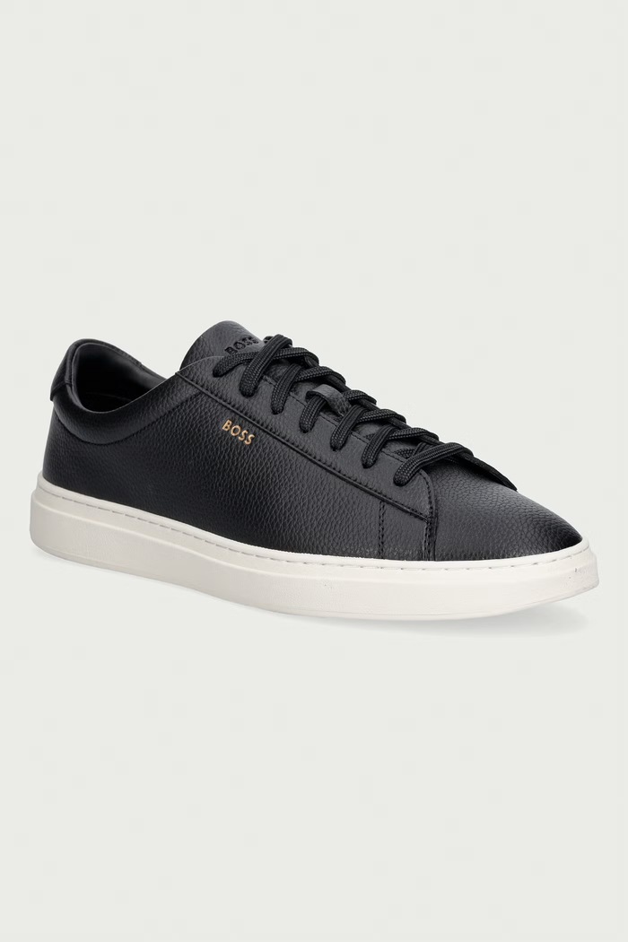 BOSS Kieran sneakers pánske kožené čierna 50548716.008